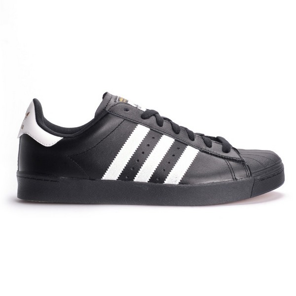 tenis adidas superstar hombre negro